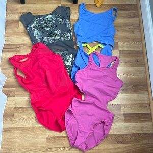 4 balera dance leotards